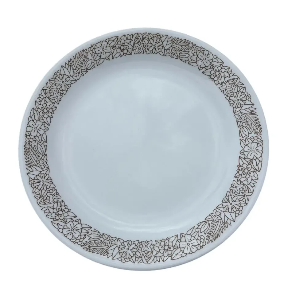 Corelle Corning Vintage Woodland Brown Floral 10 1/4” Dinner Plate